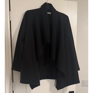 UGG Women's XL Janni Fleece Wrap Blanket Cardigan Sweater Jacket Open-Front